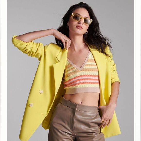 NWT Anthropologie  Double-Breasted Blazer Maeve women size 10 - Picture 2 of 16